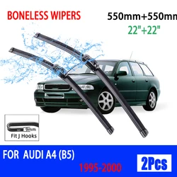 For Wiper For Audi A4 (B5) 1995-2000  Car Front Wiper U-type Soft Rubber Boneless Wiper HD Quiet Durable Automotive Wiper22