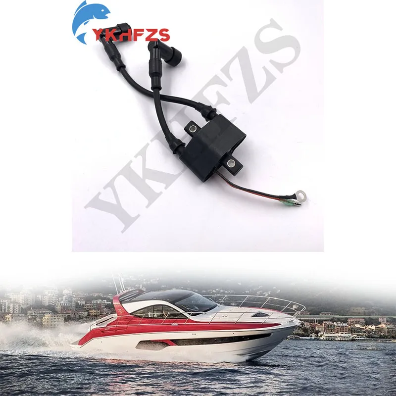 

3V1-06040-0 Ignition Coil W/r-Cap Replace For Tohatsu Motor 8HP 9.9HP 4-Stroke 3V1060400，3V1-06040，3V1060400M