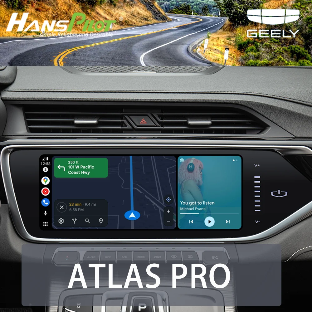 Geely Monjaro Tugella Atlas Pro Emgrand Pro GX3 Azkarra carbitlink easy connect adapter To CarPlay  Android Auto NCP0036