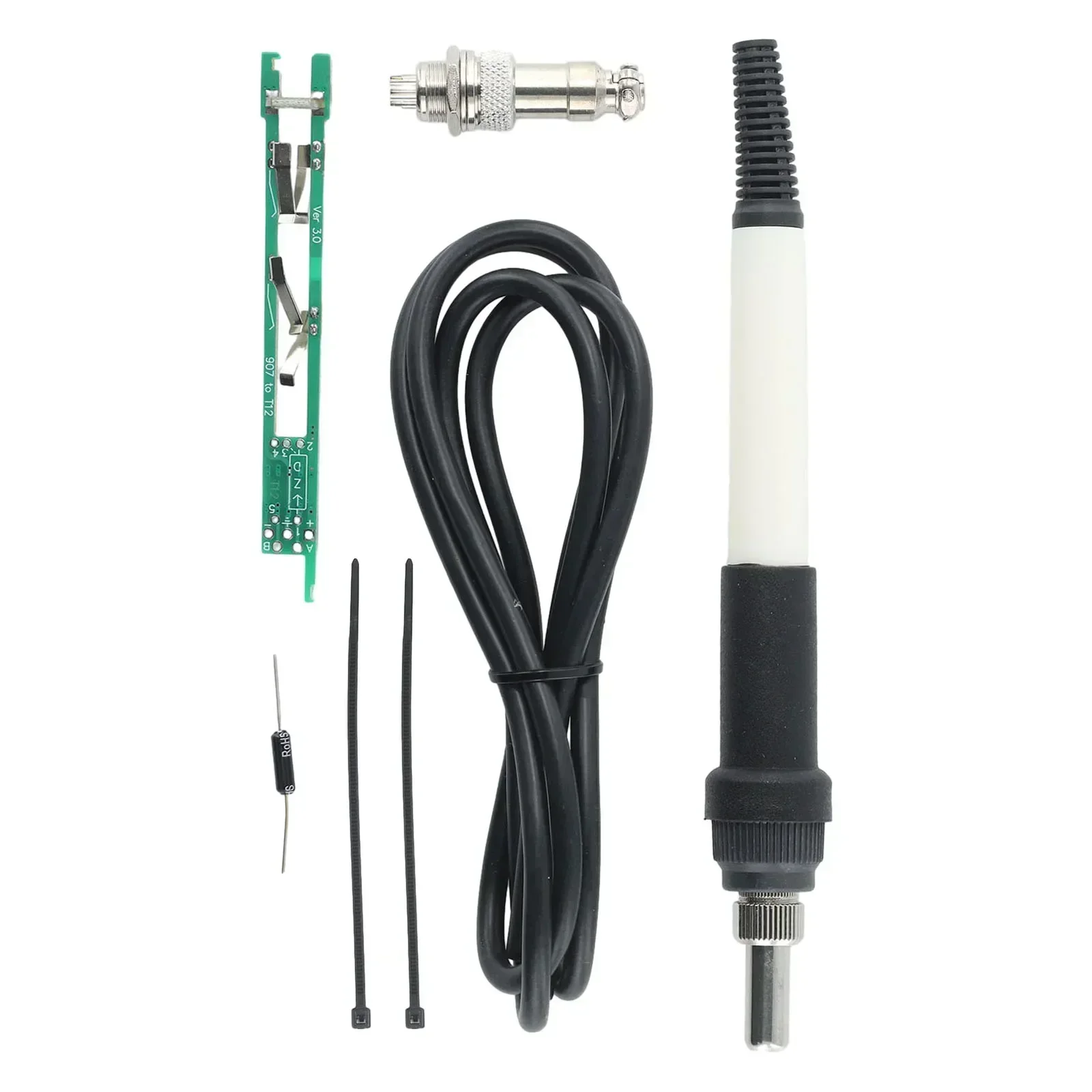 Solder Handle Kit Handle Manufacturing Metal Processing Soldering Iron 907 Turn T12 Easy To Install Easy To Use