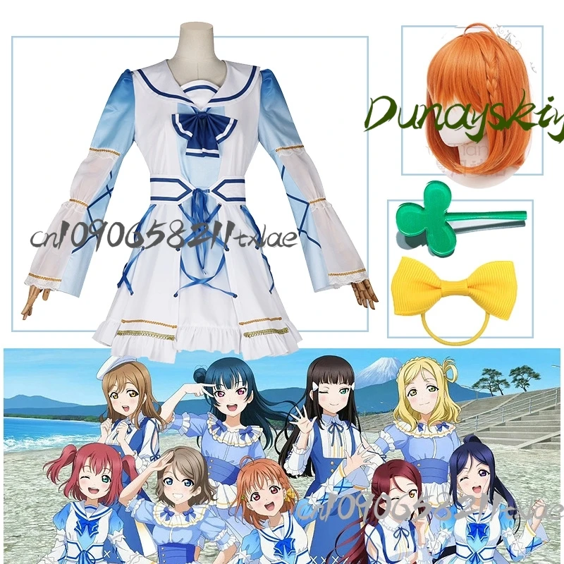 أزياء لوفيليف أكور تشيكا تاكامي سيتي 100 للذكرى السنوية للنساء أزياء تنكرية باروكة أكسيس كاواي لوليتا فستان جيراي كي للهالوين