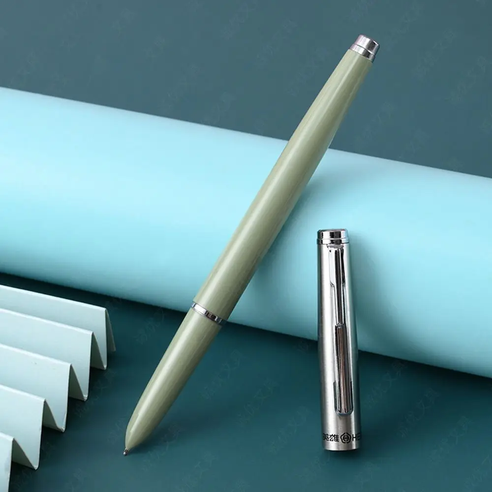 

Metal Pen Elegant Hero 007 Fountain Pen Exquisite Plastic Stationery Pen Positive Attitude Classic Design Ink Pen Office