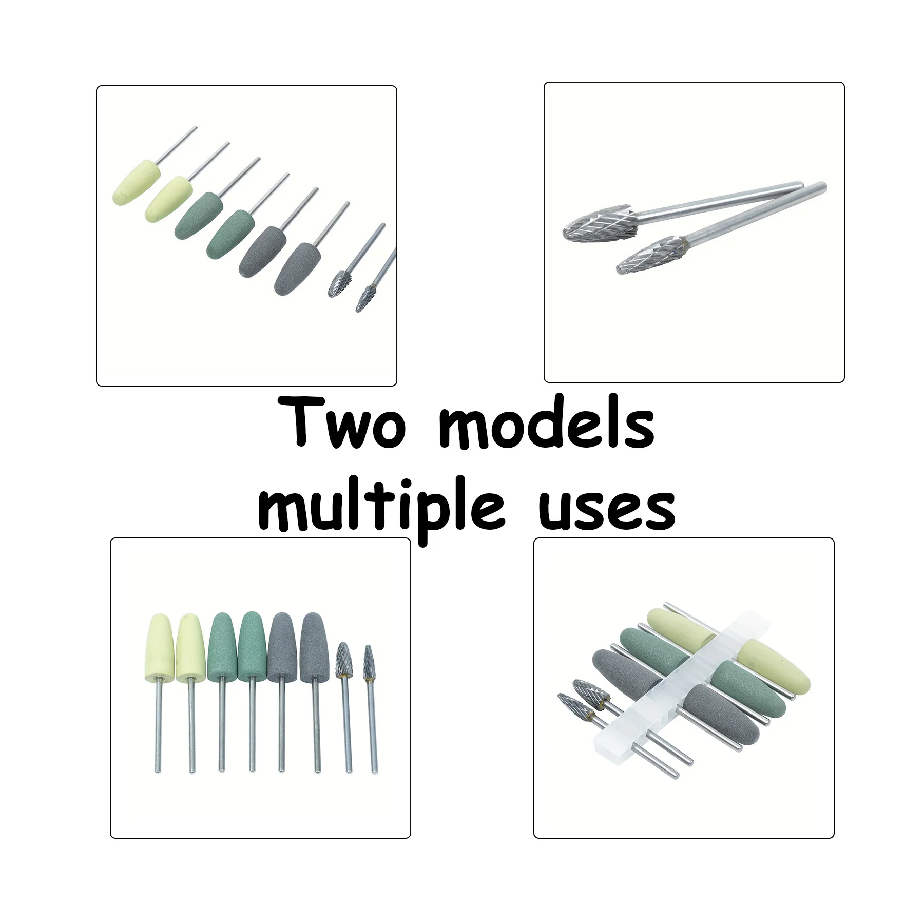 8 sztuk/zestaw zestaw wierteł do paznokci do Manicure frez akcesoria Pedicure Eletric Machine końcówka do paznokci szczotka zadziorów narzędzia