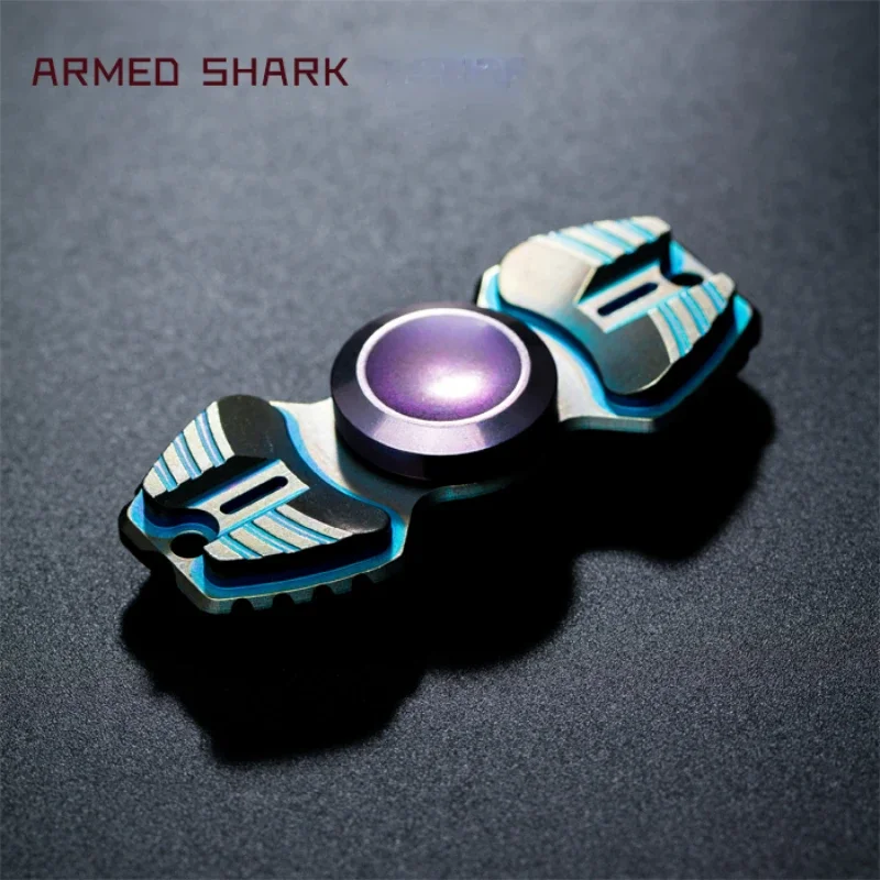 Armor Samurai Fidget Spinner EDC Titanium Alloy DIY Metal Adult Decompression Toy Leisure Entertainment Trendy Play Gift