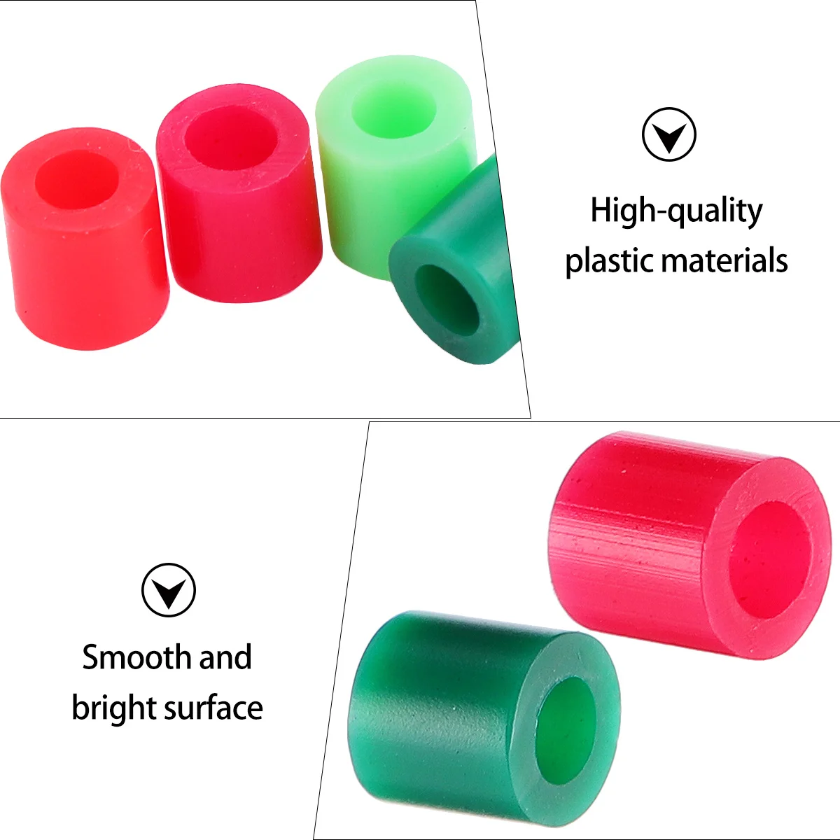 2500個のプラスチックビーズ、子供向けDIYクラフトキット、クリスマスデコレーションやクリエイティブアートプロジェクトに最適な楽しい教育用ビーズ