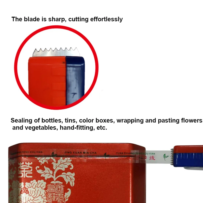 Hand-Held Stationery Tape Cutter,Box Sealing Tape Machine, Portable Small Box Sealing Device, Tape Sealing Device,