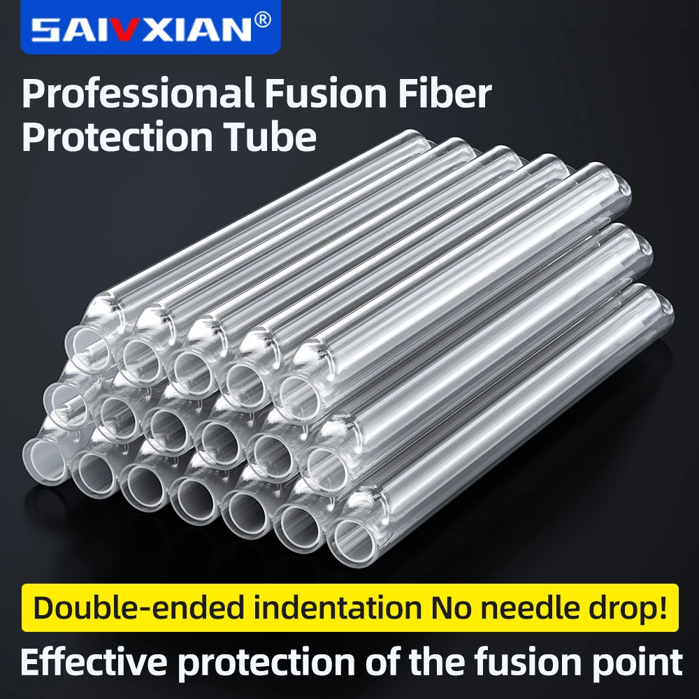 Wholesale SAIVXIAN-Fiber Splice Sleeves, Fusion Fiber Optic Cable, Heat Shrinks Tubing, Protection Tubes, 60mm,