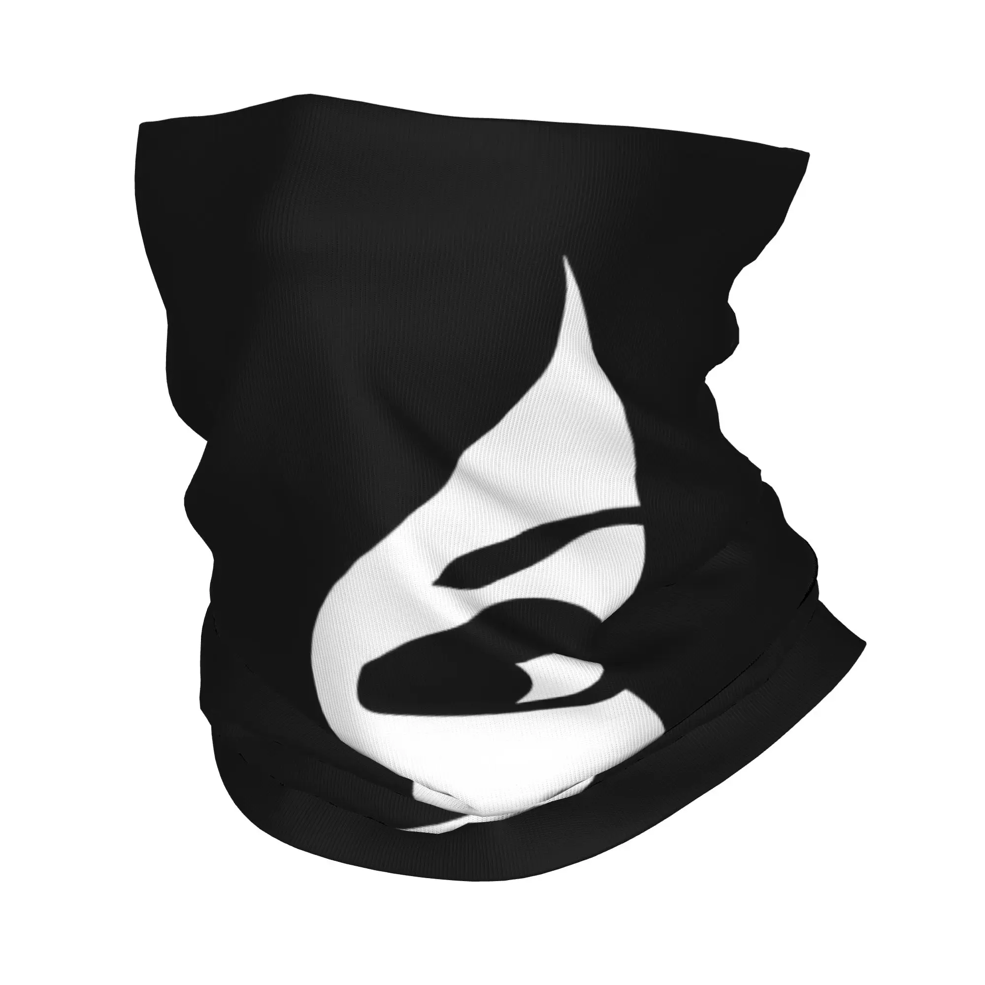 Custom Abstract Face  Neck Gaiter Women Men Windproof Winter  Bandana Scarf for Hiking