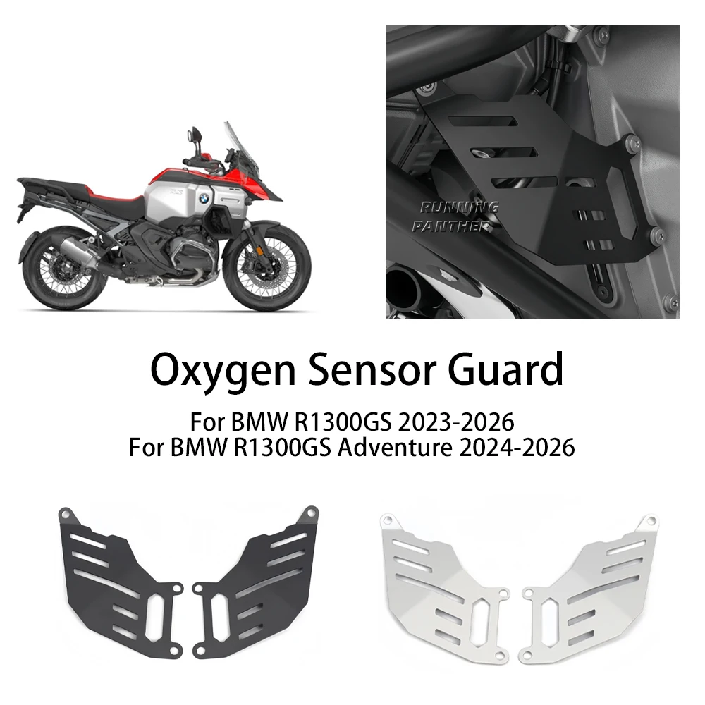 For BMW GS1300 R1300GS 2023-2026 R1300GSA 2024-2026 2025 Motorcycle Accessories Oxygen Sensor Cover Guard Protector aluminum