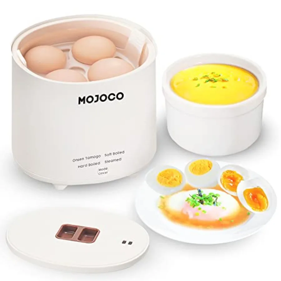 

Электрическая яйцеварка Rapid Egg Cooker - мини-яйцеварка для приготовления яиц на пару, вареных на твердую, мягко вареных и онсен-тамаго - электрическая яйцеварка для домашнего использования