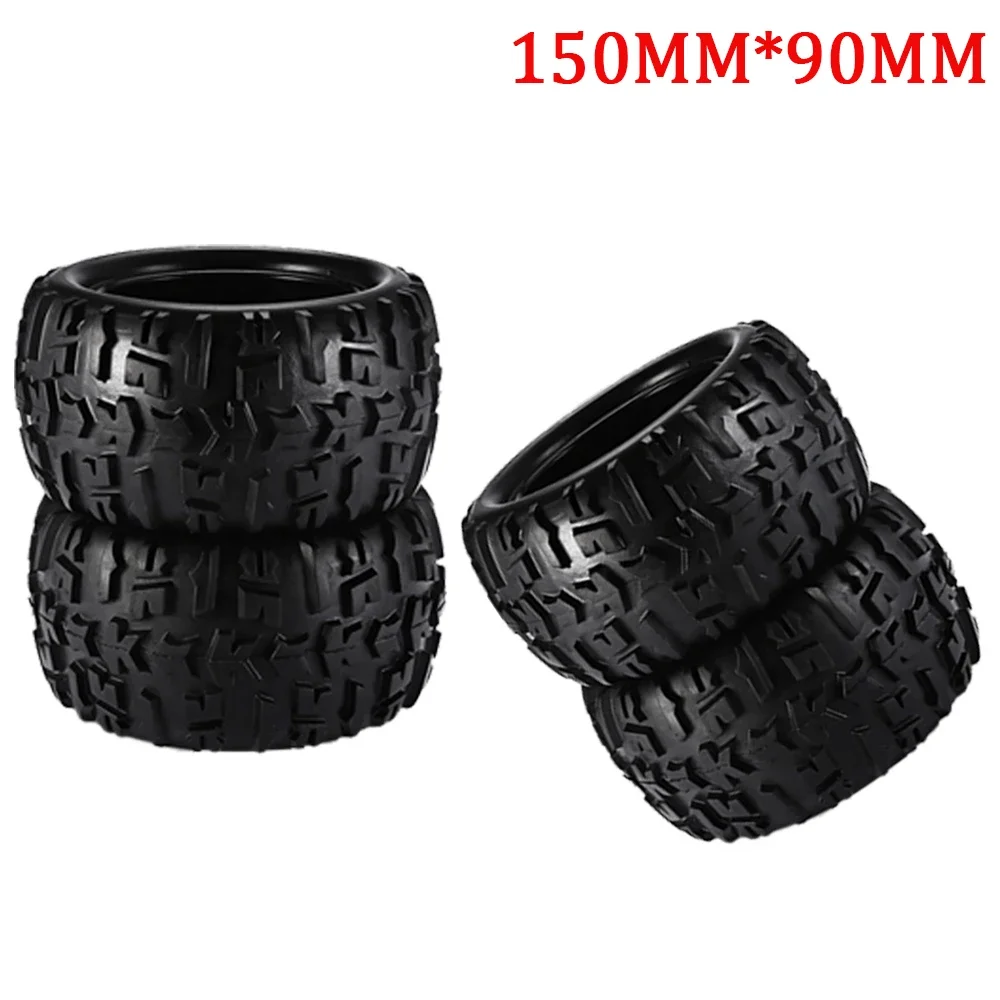 

4pcs 1/8 Scale 17mm Hex RC Truck Tires Wheels Set 8477/8483 With Tool For Traxxas Maxx Tmaxx E-Revo Revo 3.3 JLB Cheetah Monster