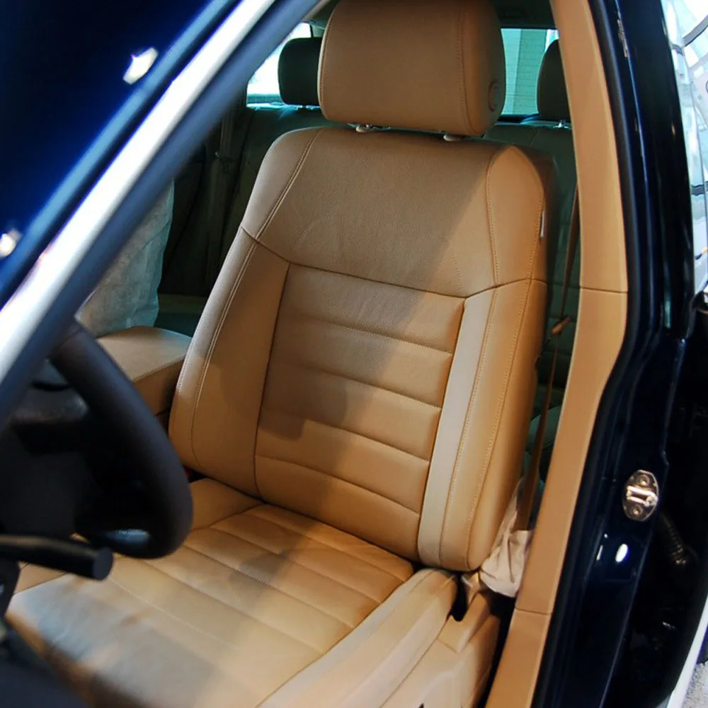 

Car Seat Covers For Volkswagen Touareg I 2003 2004 2005 2006 2007 Nappa Leather Custom Full Set Interior Protector Accessories