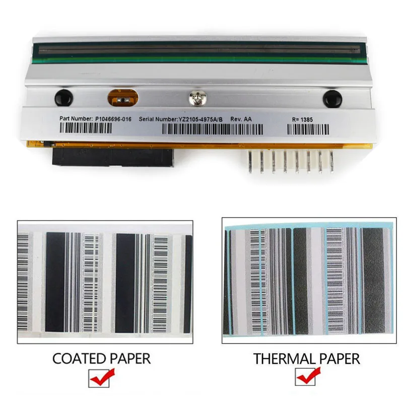 

New A+ Quality Thermal Printhead P1046696-016 For Zebra ZE500-4 300dpi Barcode Printer Head,Warranty 90days