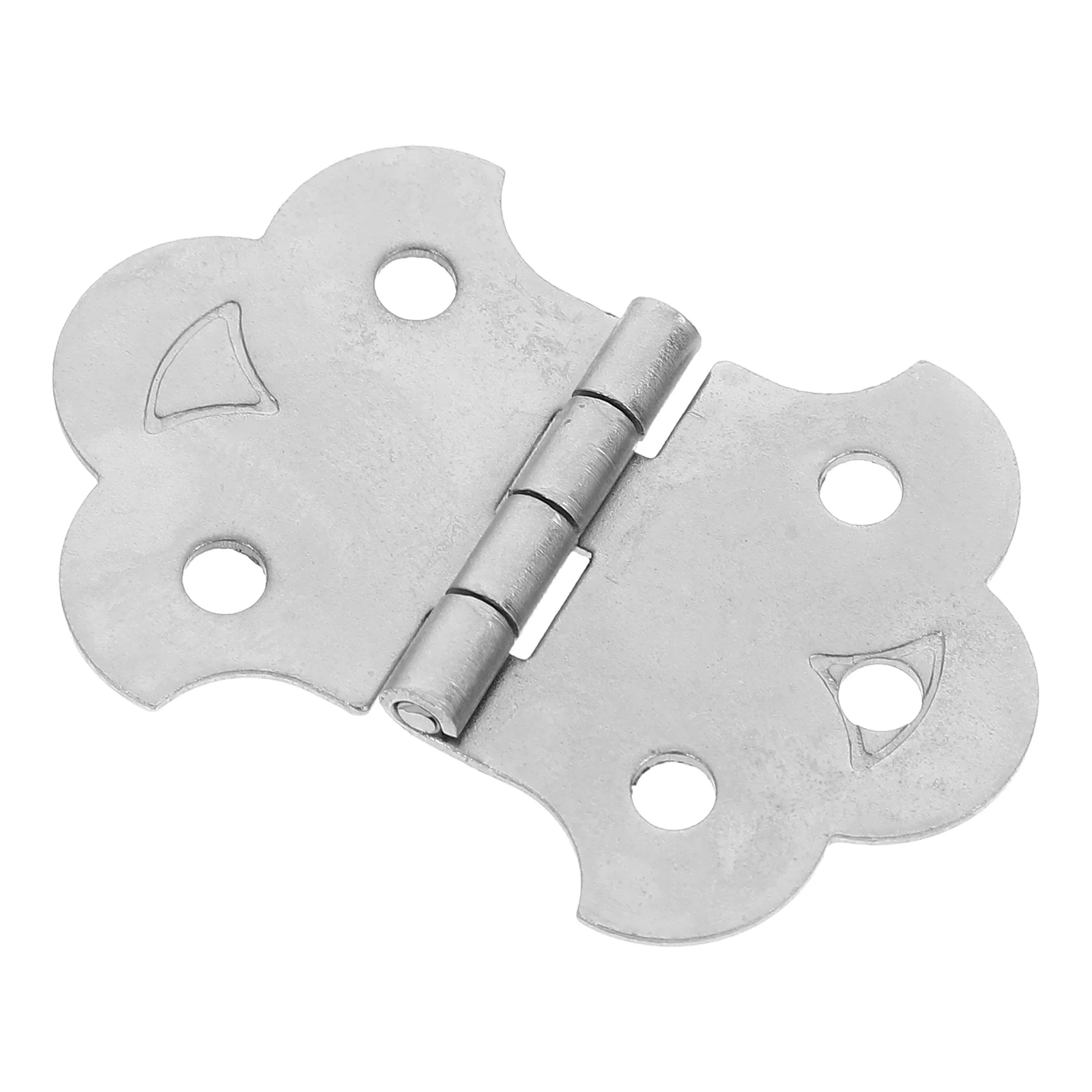 

1 Set Box Guitar 3 String Metal Hinge Tailpiece with Screws for Box Guitar (Silver) Box Guitar Tailpiece