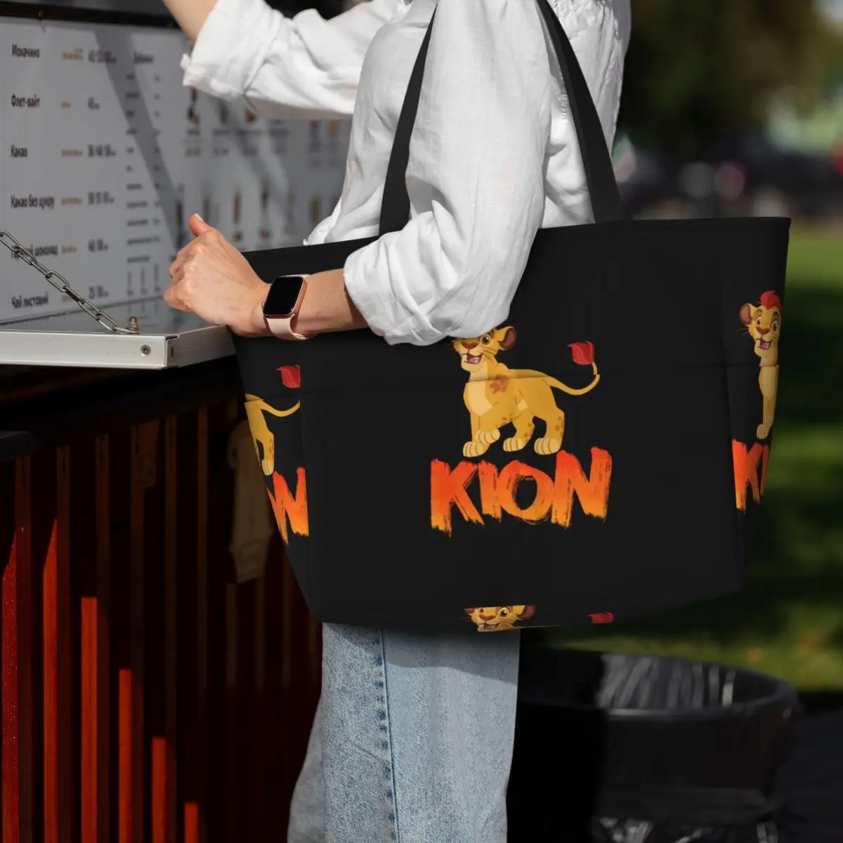 Lion Guard Kion Beach Tote Bag Sport Gym Yoga Duffle Large Tote Bag Women Travel Bag Fitness bag