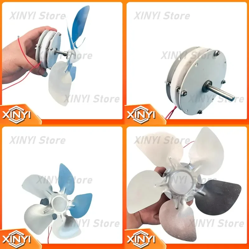 for 55V 20W 100-1500RPM Micro Wind Turbine Generator with Blades for DIY Toys Science Experiment Renewable Energy Projects
