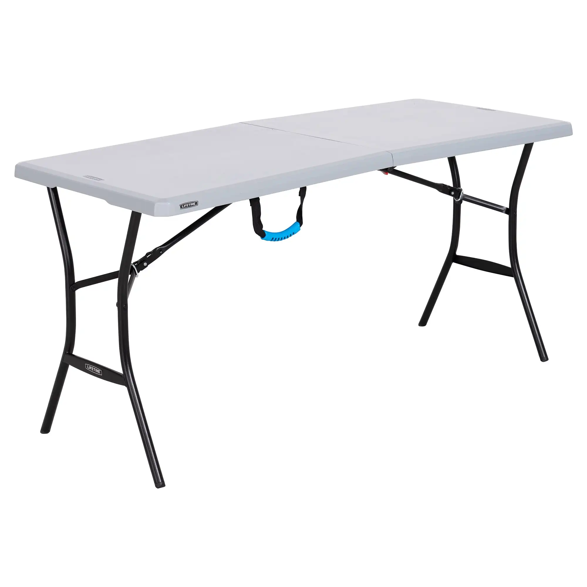 5-Foot Fold-in-Half  Table, Gray