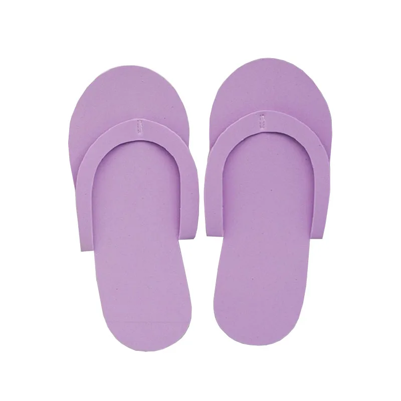 12 Pair Disposable EVA Slippers Beach Sandals Hotel Travel Flip Flop Foam Shoes for Nail Salon Beauty Massage SPA Pedicure Tools