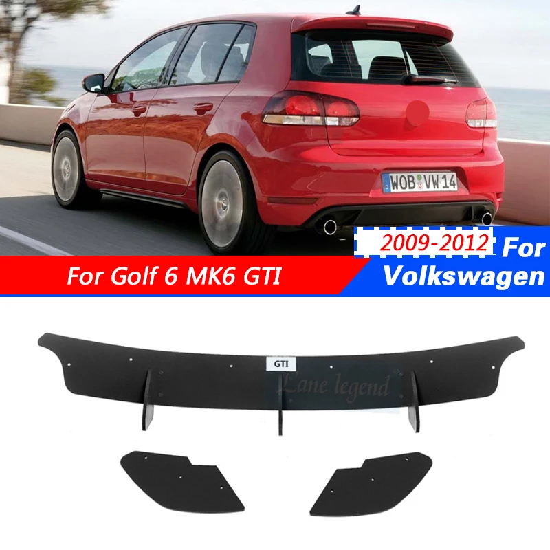 

Car Rear Bumper Lower Diffuser Lip Body Kit Cars Exterior Modification Accessories For VW Golf 6 MK6 GTI 2009-2012