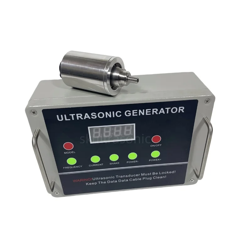 Generator And Ultrasonic Transducer of Industrial Linear Vibrating Screen 200W 28KHZ for Granular Material Screening