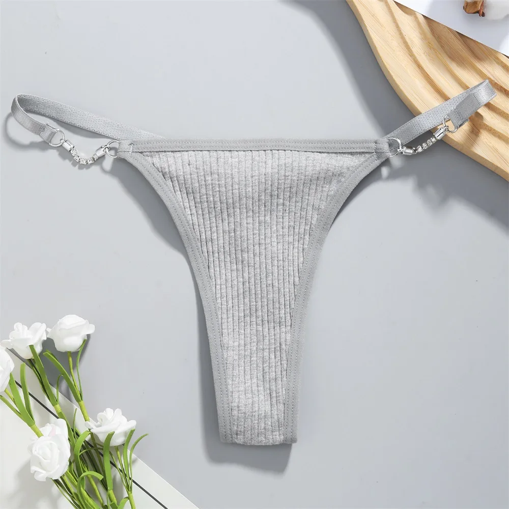 FNIO 3PCS Seamless Thong Women Panties Cotton Underwear Women G-String Solid Color Female Underpants Intimates Fitness Lingerie