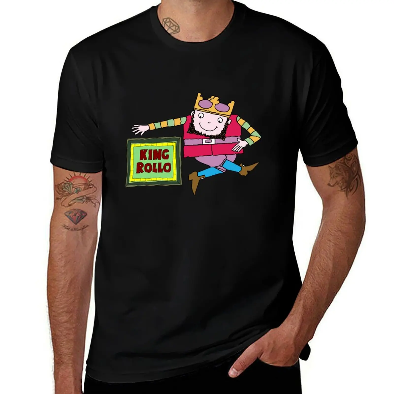 

King Rollo T-Shirt cotton t shirts man 100% t shirts for man slim fit