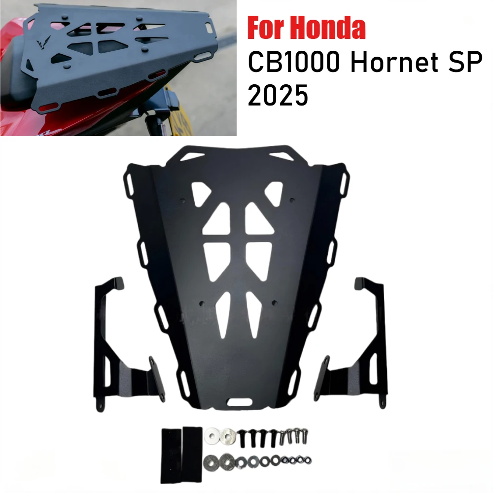 For Honda CB1000 Hornet SP 2025 2026 Motorcycle Rear Luggage Rack Detachable Rear Seat Tail Cargo Storage Box Shelf Accessories