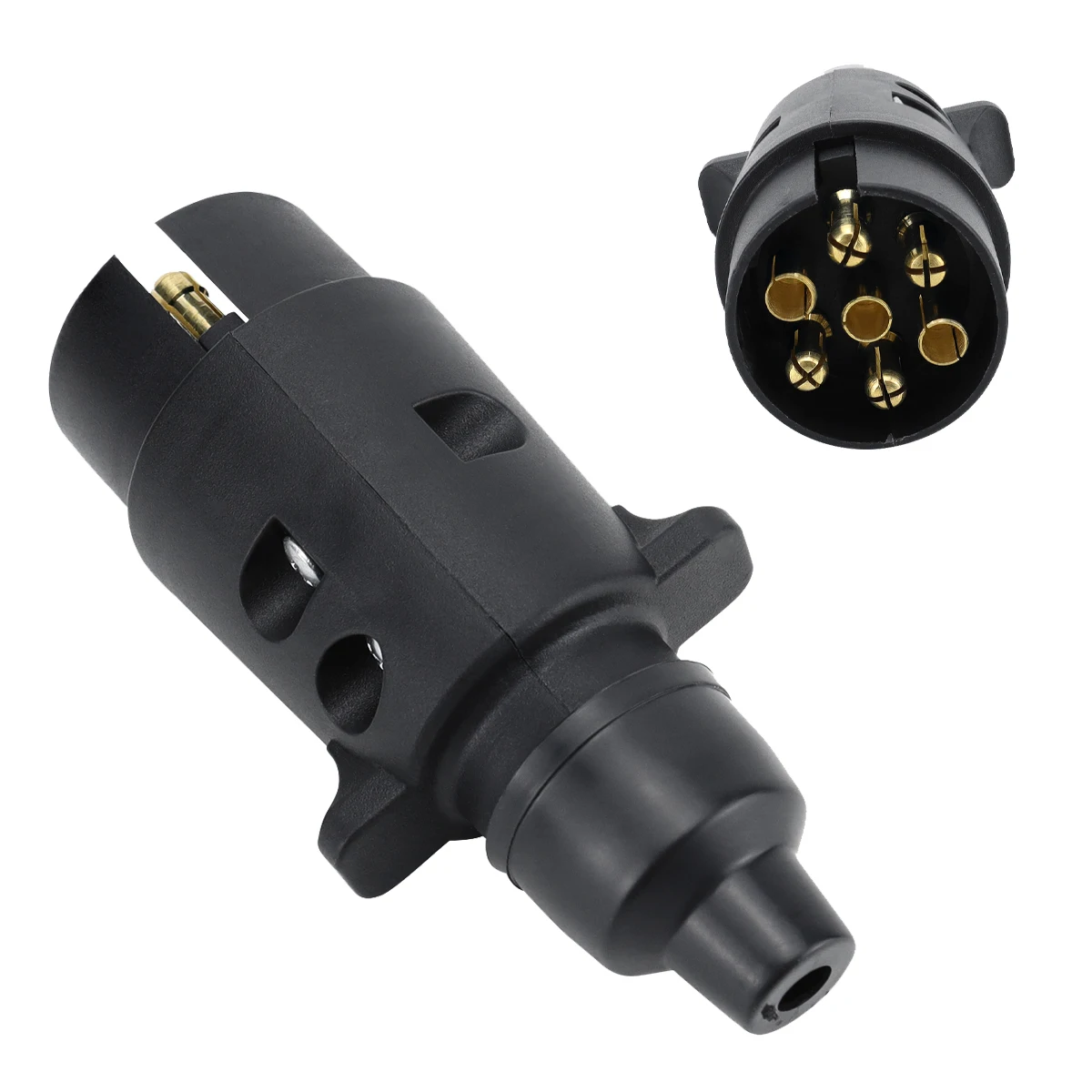 Trailer Connector 7-Pin 12V Cable Plug Truck Connector European Trailer