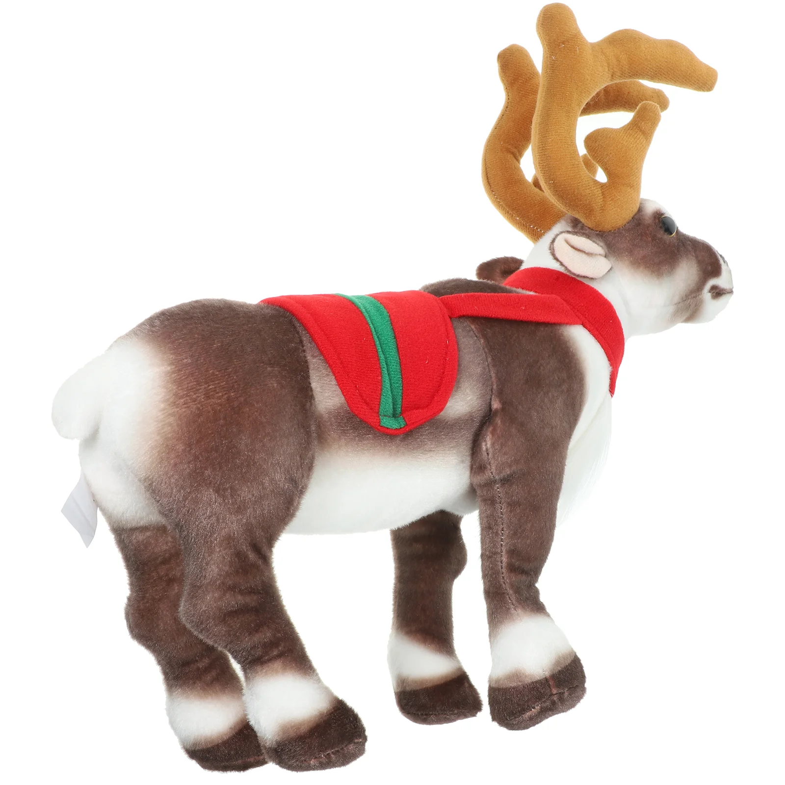 Christmas Small Reindeer Ornaments Toy Animals Plush Birthday Decoration for Boy