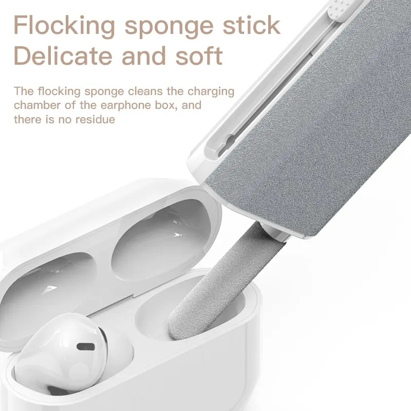 Earphone Cleaner Brush Kit Camera Phone Tablet Laptop TV Cleaning Tools Headset Pen Cleaning for 5 in 1 image 3