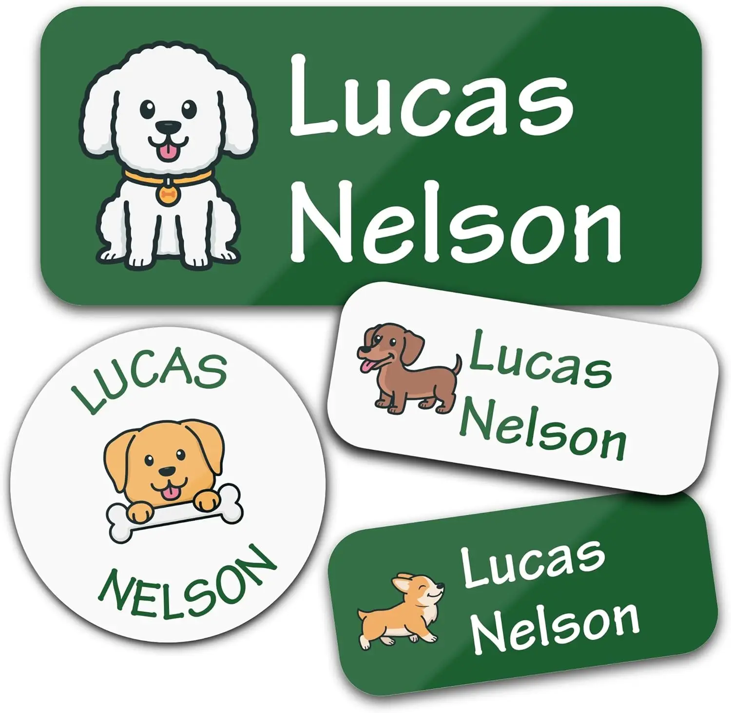 140 stuks gepersonaliseerde naamlabels waterdichte aangepaste stickers 8 stijlen voor kinderen fles lunchbox kleding rugzak