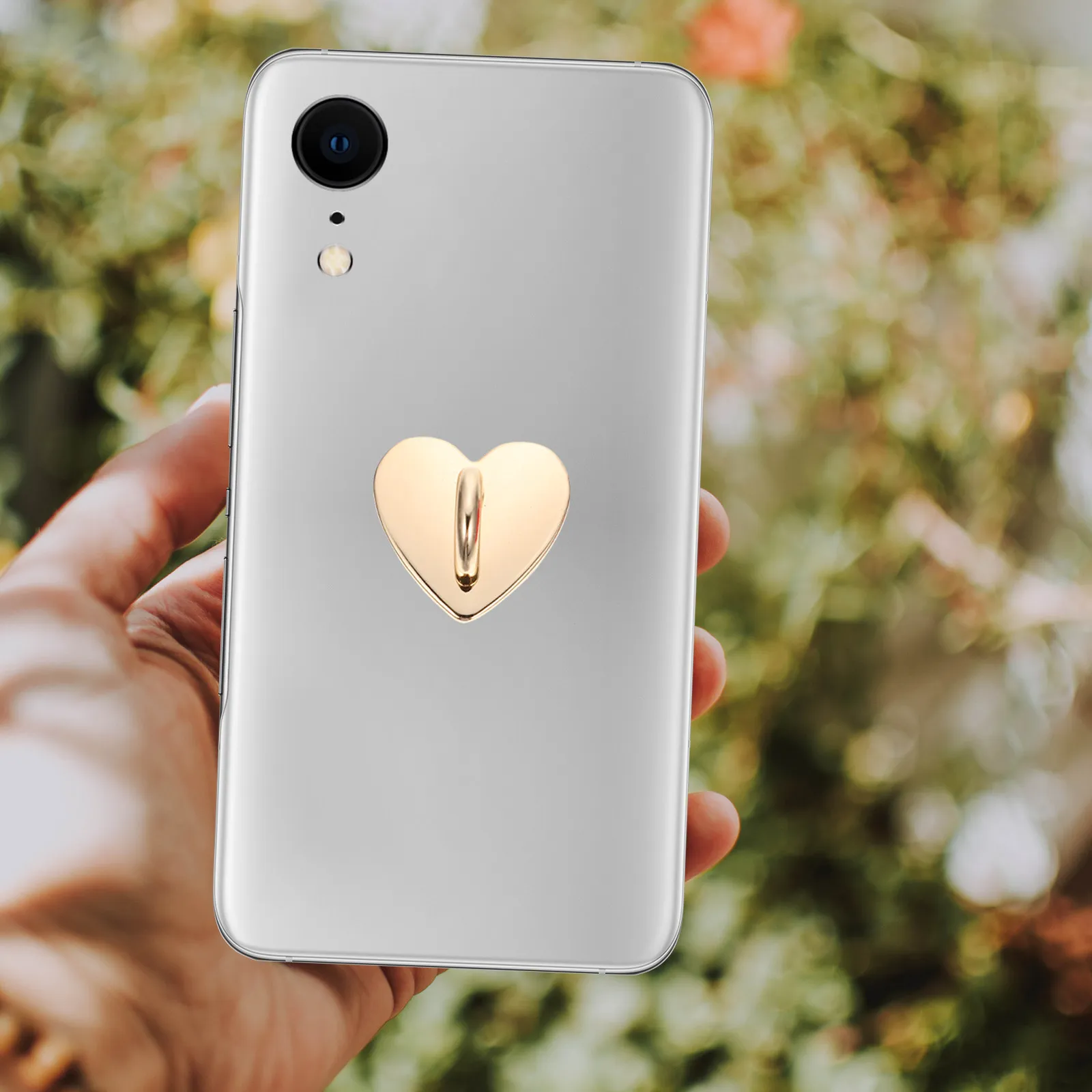 5Pcs Heart Shaped Adhesive Phone Finger Grip Ring Metal Loop Kickstand Decorative Mobile Holder Phone view 5