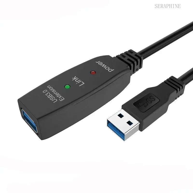 Active USB 3.0 Extension Cable 5M 10M with Amplifier USB 3.0 Type a Male to Extender Female Repeater Cable Cord