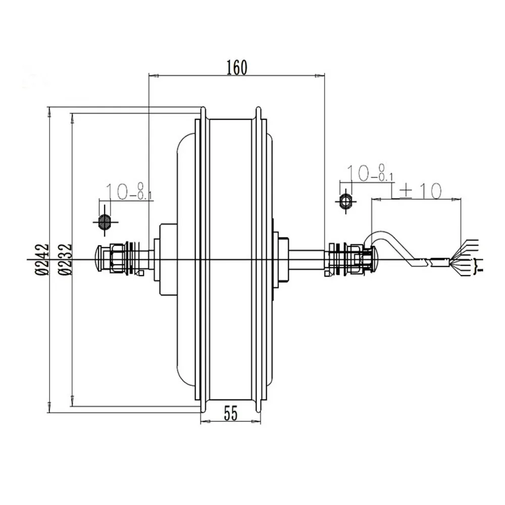 48V/60V/72V/96V 2000W Electric Bike Conversion Kit 20-29 Inch 700C eBIKE Conversion Kit Rear Bicycle Hub Motor Wheel