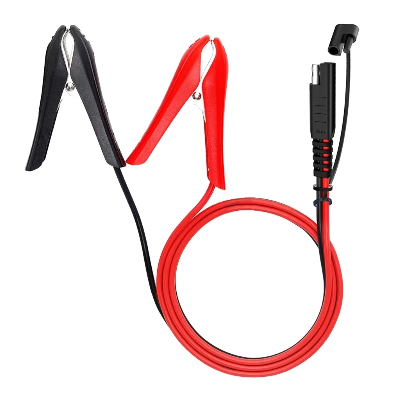 

2024 New Motorbike SAE Connector to Alligator Clip Power Cable Battery Charging Cable