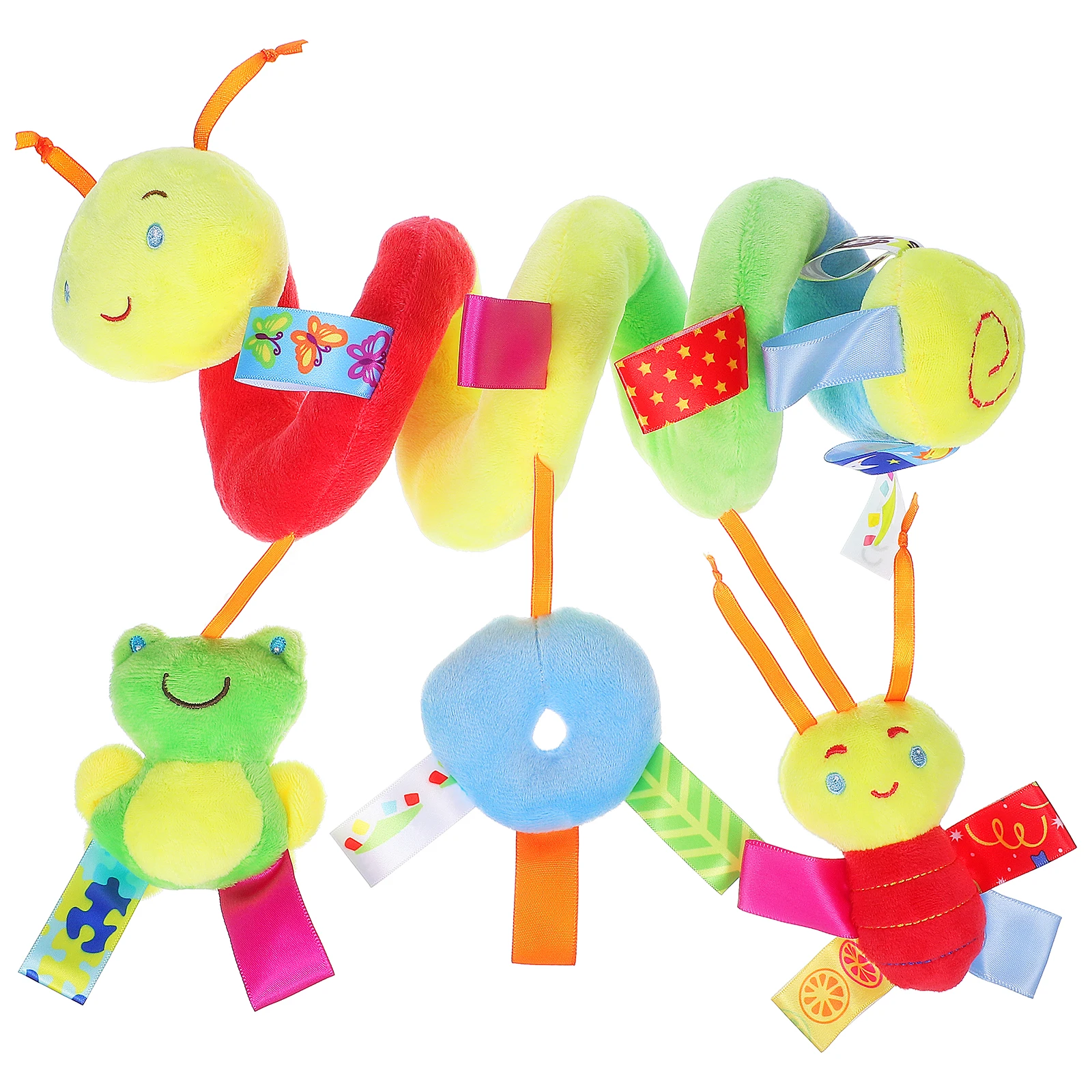 Girls Toys Baby Seat Mobile Hanging Danglers Activity Spiral Stroller Cradle Rattle Pram Bed Bell Set