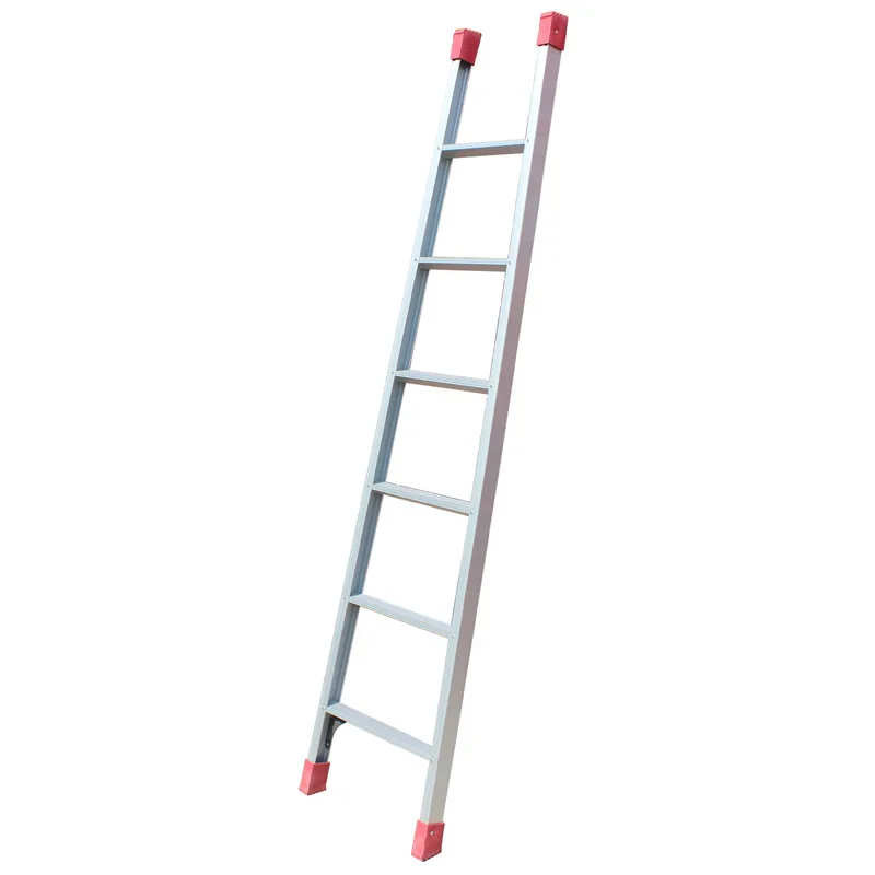 Thickened aluminum alloy ladder Straight ladder One-word unilateral ladder Household folding upper and lower beds Climbing attic