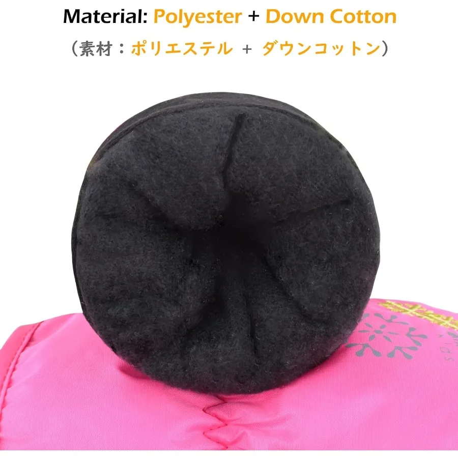 قفازات التزلج على الجليد للشتاء والطقس البارد والرياح الدافئة على الجليد قفازات رياضية للأولاد والبنات مثالية للأنشطة الشتوية الخارجية