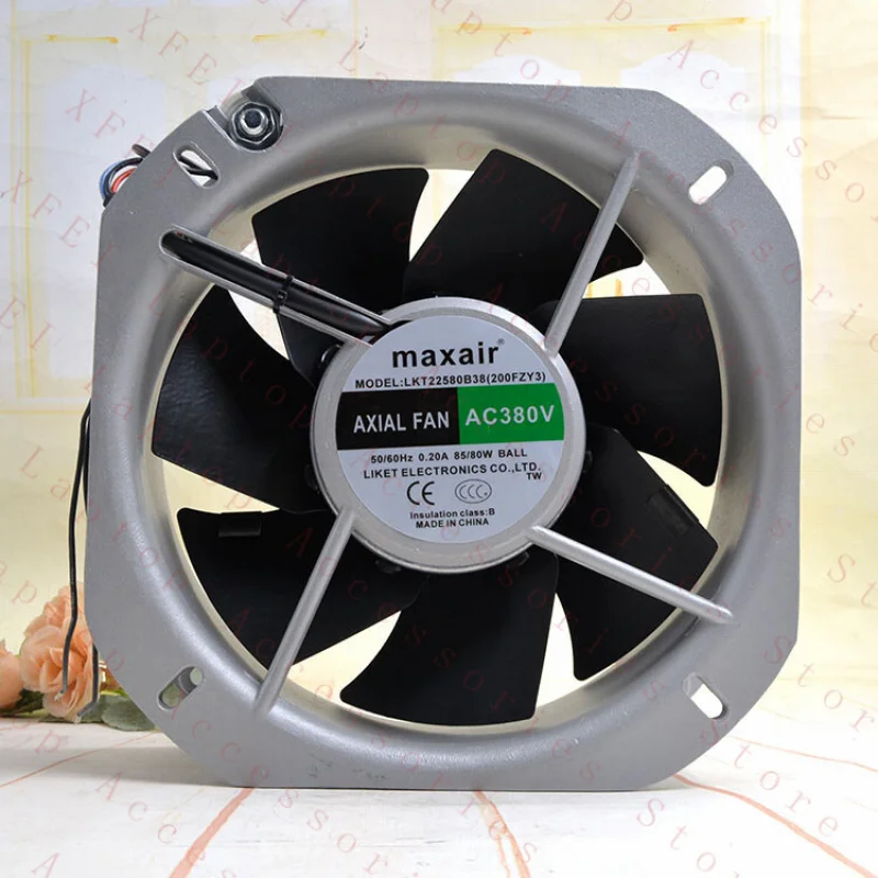 

D 1pcs FOR Maxair LKT22580B38 200FZY3 22580 380v metal cooling fan