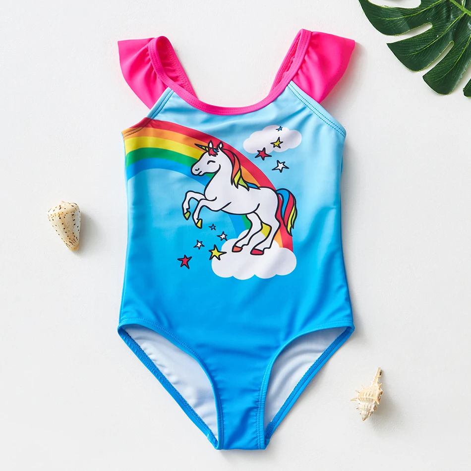 2-16years Girls Swimsuit One Piece Swimsuit Fashion Mermaid Swimwear For Children