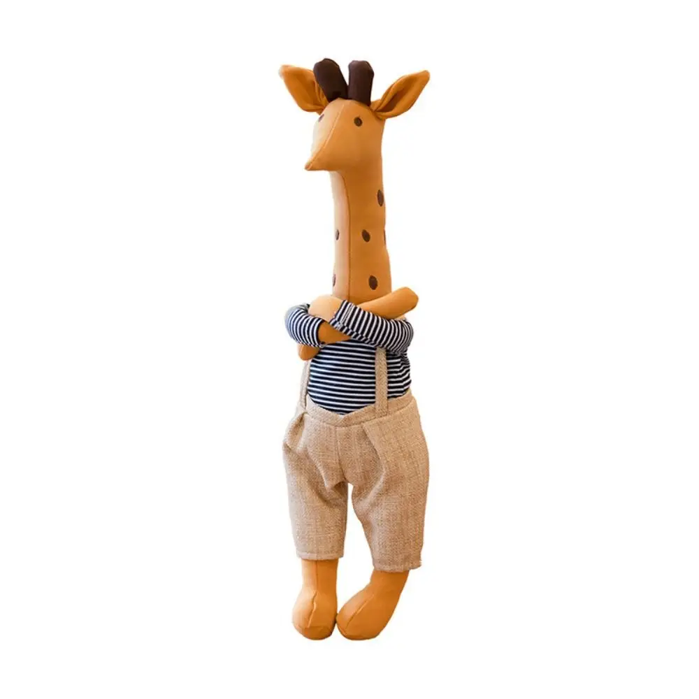 Mofo girafa brinquedo de pelúcia coleção interativa animal de pelúcia girafa boneca confortável artesanal crianças recheado alpaca boneca