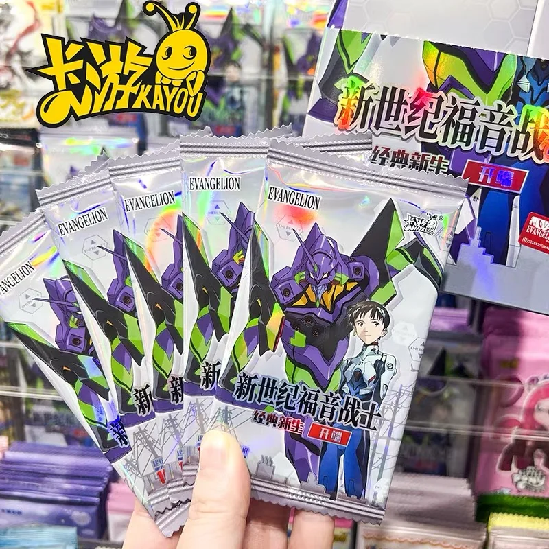 

KAYOU Genesis Evangelion Аниме Коллекция коллекционных карточек Asuka Langley Soryu Ayanami Rei Ikari Shinji EVA игрушки подарки для фанатов