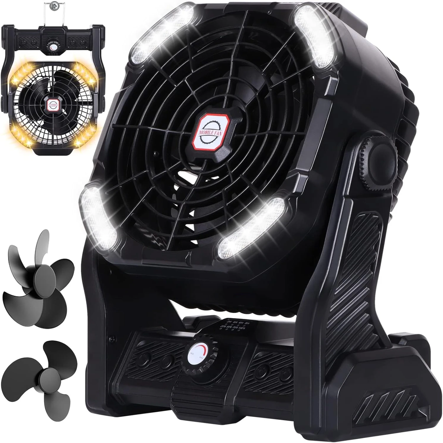 Stay Cool Anywhere with this High-Quality Versatile Outdoor Adventure Fan - Your Ultimate Portable Companion for Staying Comfort