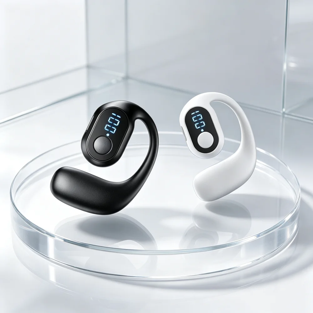 Earphone Sport Hook - Bluetooth 5.3 Kopfhörer TWS Kabellose Ohrbügel-Kopfhörer