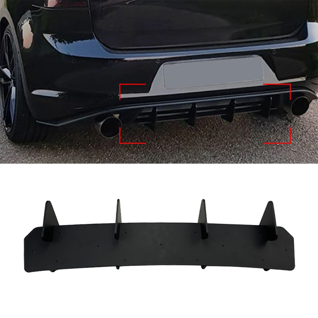 

Rear Bumper Lip Diffuser Spoiler For Volkswagen Golf 7.5 MK7.5 GTI 2017-2020