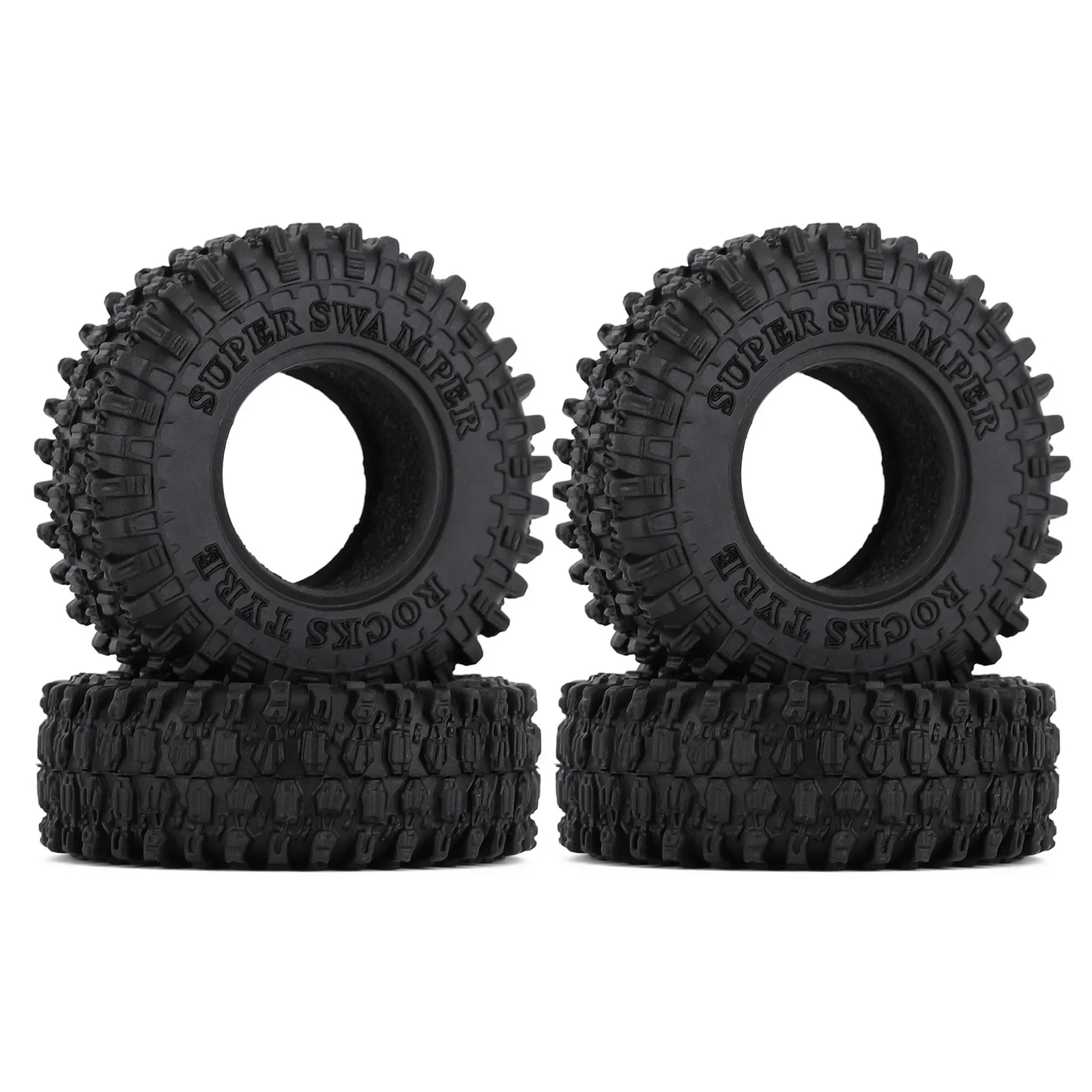 4PCS SCX24 Climbing Tire 1/24 Tire 1.0 Inch for Xiaomi Jimny Parts