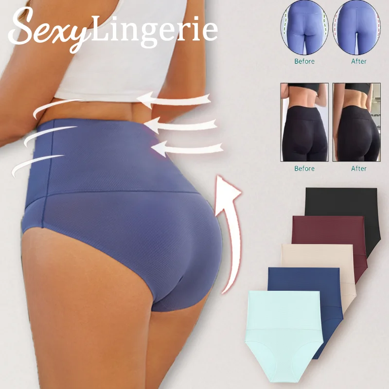 New Seamless Women Sexy High Waist Briefs Shapewear Tummy Reducer Slimming Control Panties Butt Lifter Lingeries Shapewear S-XXL