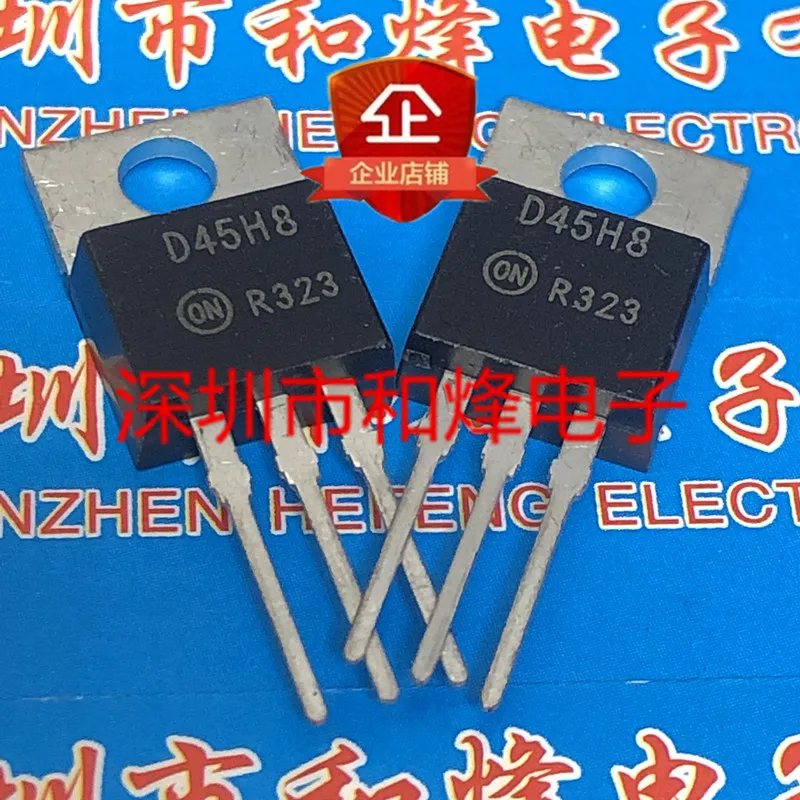 5PCS-10PCS D45H8   TO-220 60V 10A   New And Original On Stock