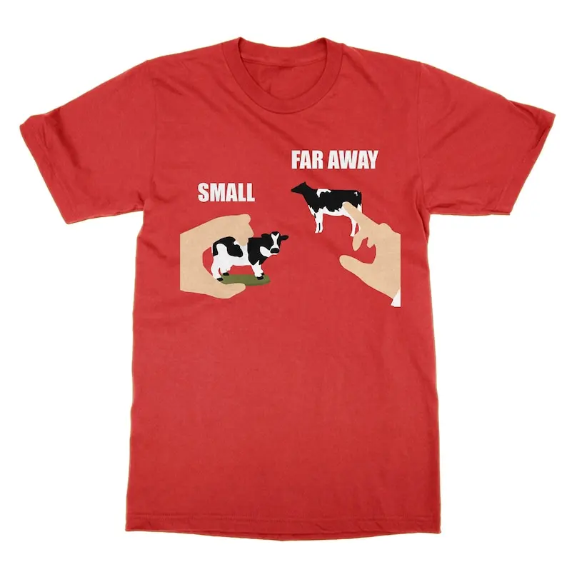 Small Far Away Father Ted t shirt Doogle cows tee funny top