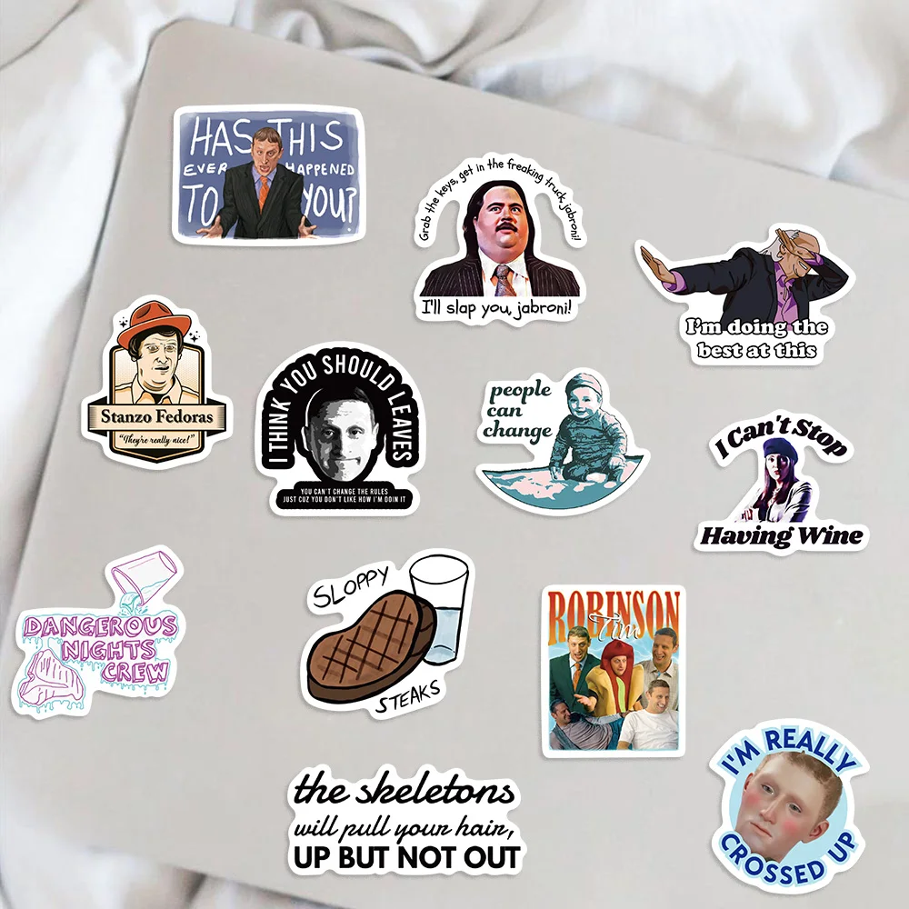 50PCS TV Show Ik denk dat je stickers achterlaat voor telefoon Laptop Koffer Koelkast Skateboard Waterdichte stickers Decals